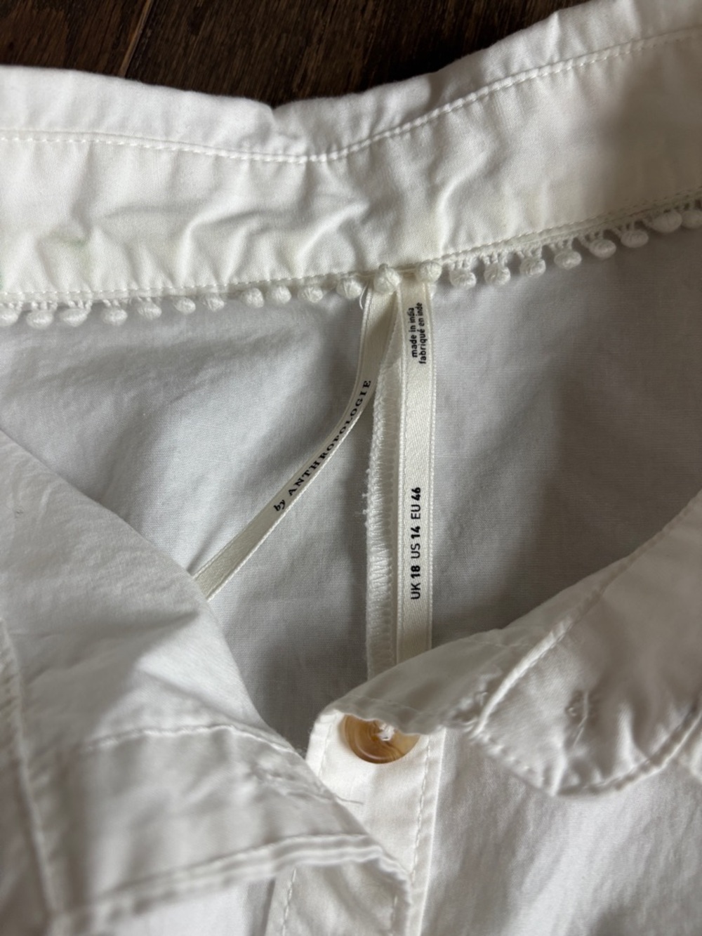 By Anthropologie Belted Buttondown Shirt - Picture 8 of 10